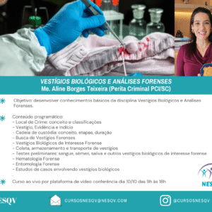 Curso de vestígios 2026